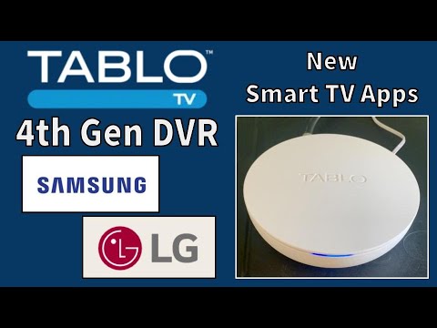 Tablo 4th Gen Whole-Home Network OTA Tuner with DVR - New Apps for LG and Samsung Smart TV’s