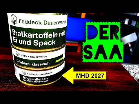 Trockenfleisch aus der Dose [FEDDECK DAUERWAREN]