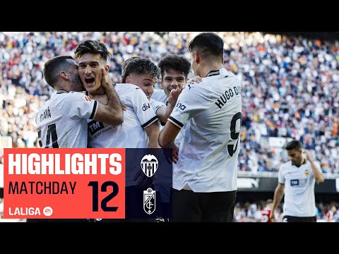 Highlights Valencia CF vs Granada CF (1-0)