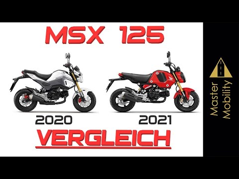 Honda MSX125 ( 2020 / 2021 ) | Vergleich | Was hat sich geändert? | #MasterMobility