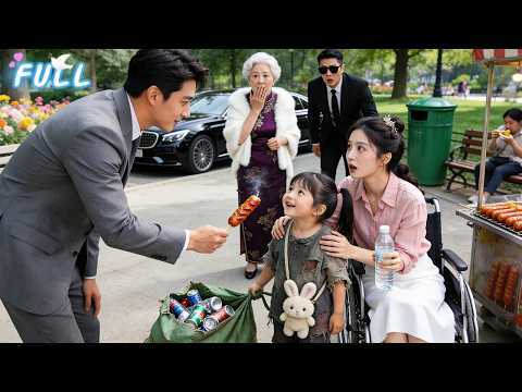 CEO gives scavenger girl sausage,shocked she’s his ONS daughter—takes them home in supercar!