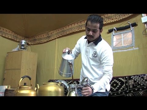 Cooles Camping im Wüstenwinter