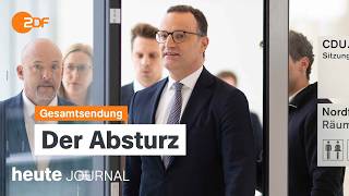 heute journal vom 18.07.2026 Jens Spahns Rücktritt, Proteste in Kiew, WM-Finale