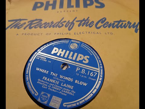 Where The Winds Blow - Frankie Laine - 78rpm