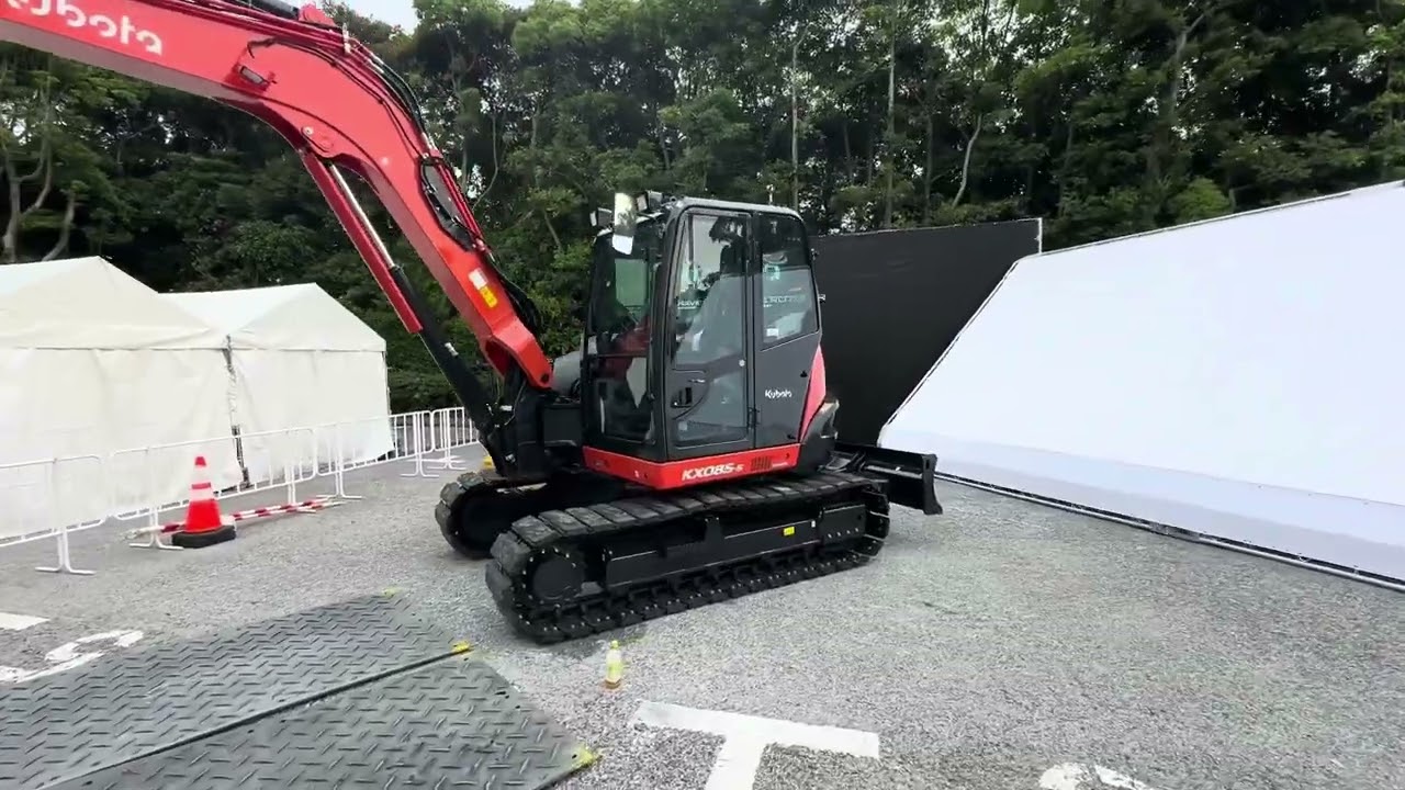 次世代建機 KX085-5 × チルトローテータ