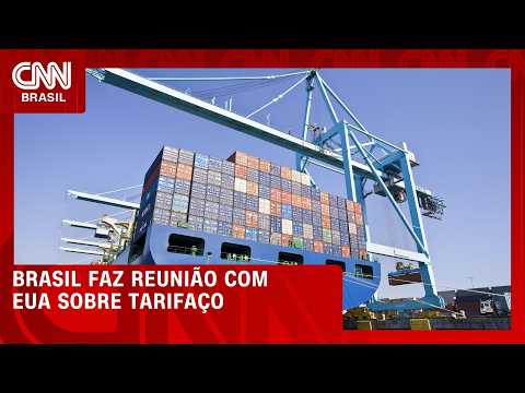 Brasil e EUA se reúnem para retomar negociações sobre novo tarifaço | LIVE CNN