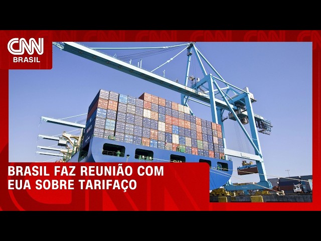 Brasil e EUA se reúnem para retomar negociações sobre novo tarifaço | LIVE CNN
