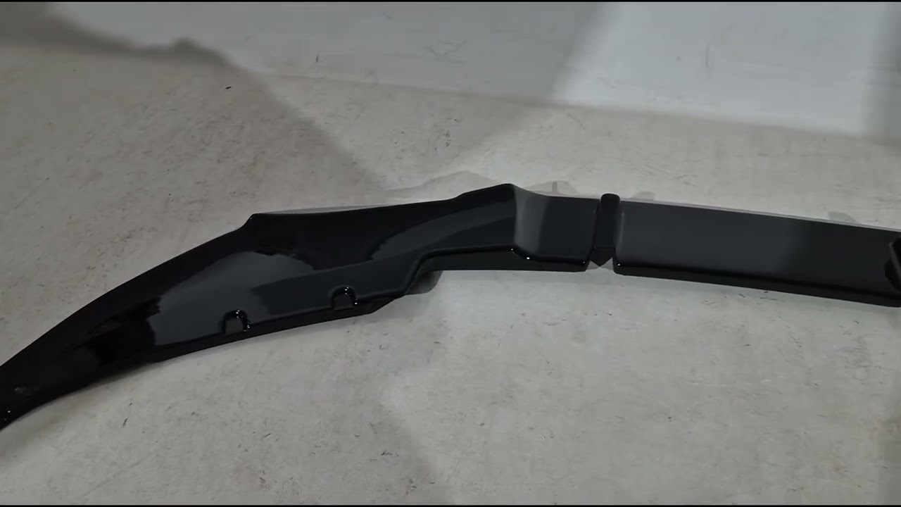 BMW 7 серия G11/G12 2015-2022 гг. Накладка на передний бампер Lip (для M-Sport 2019-2022, ABS) Video 1