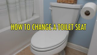 How to Replace a Toilet Seat - identifying the type you need, removing a seat & installing a new one