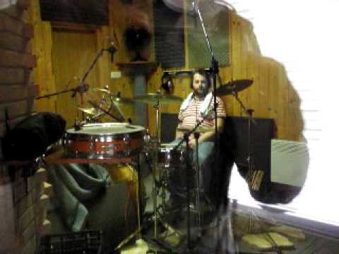 Manofon 2nd album recording session,drums