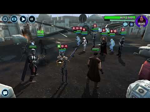 Beskar Armor Mando Event Strategy Guide - SWGOH - Easy with Low Gear & Poor Mods
