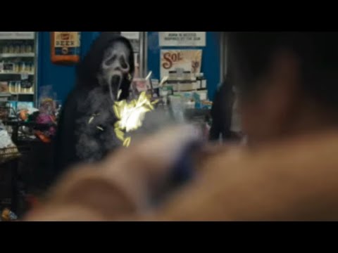 Ghost face dodges shotgun blast. how did he move that fast? | Scream 6