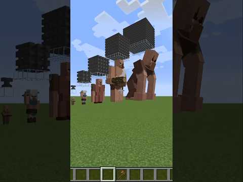 Anvils vs All Minecraft Mutant Villagers