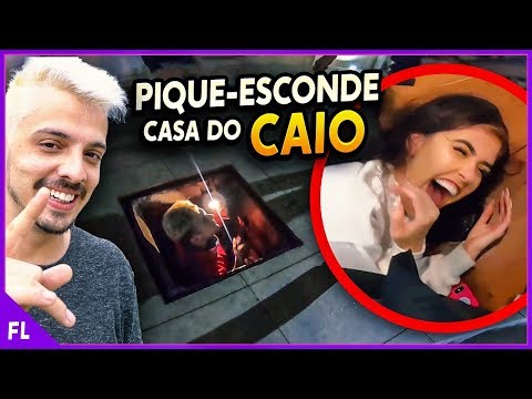 Escondido com BARATAS! PIQUE ESCONDE na casa do CAIO PERICINOTO!!