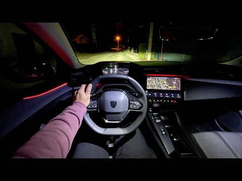 All-New 2022 Peugeot 308 BlueHDI 130 (Allure Pack) | POV Driving at Night