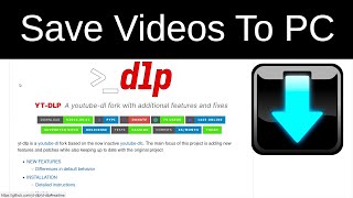 How To Save Videos To Your Computer Using Firefox And YT-DLP (Method 2 of 2)