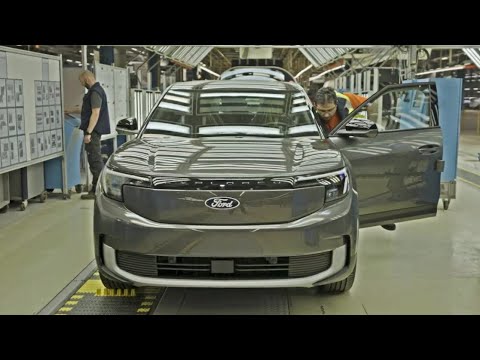 New Ford All-Electric Explorer (2024) PRODUCTION Line in Germany