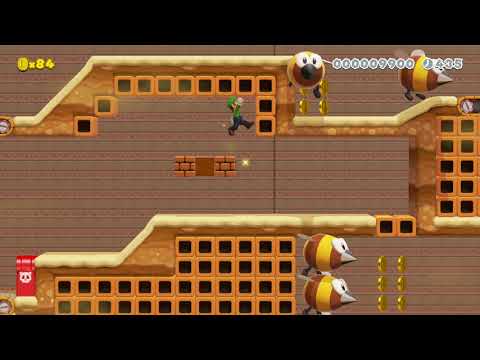 4-2 Bothersome Beehive by Noob - Super Mario Maker 2 - No Commentary 1by 1bz