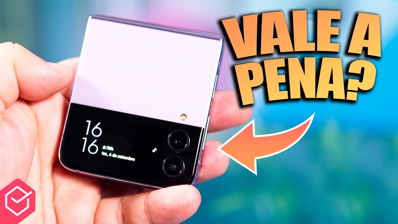 Miniatura da avaliação em vídeo de Smartphone Samsung Galaxy Z Flip4 128GB