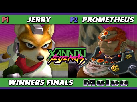 Xanadu Legends 5 Winners Finals - Jerry (Fox) Vs. Prometheus (Ganondorf) Smash Melee - SSBM