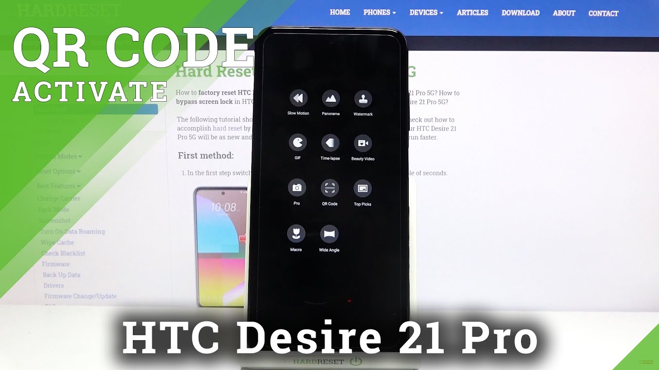 How to Allow Camera in HTC Desire 21 Pro to Scan QR Codes – QR Code