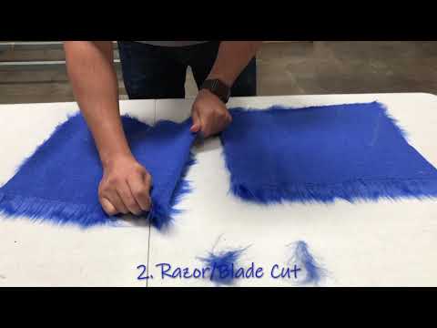 How to Cut Faux Fur Fabric for Minimal Shed