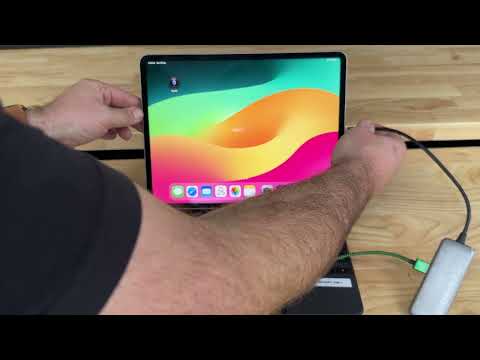 How to hardwire your HIKMICRO Condor 2.0 or Falcon 2.0 to an Apple iPad for direct viewing!