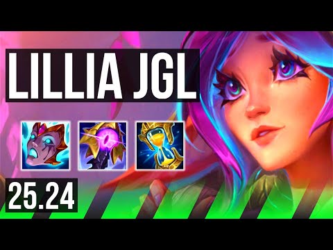 LILLIA vs VI (JGL) | Good KDA: 17/1/12 | KR Master | 25.24