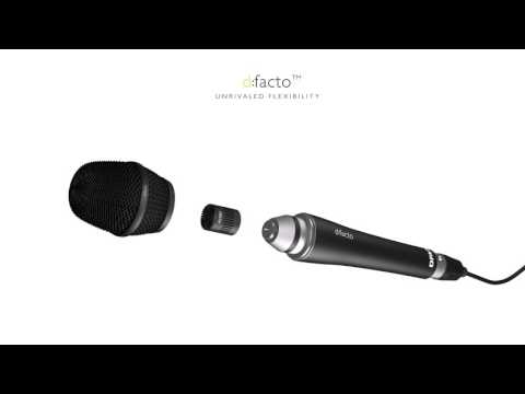 d:facto™ Handheld Microphones - Protect your investment in fantastic sound