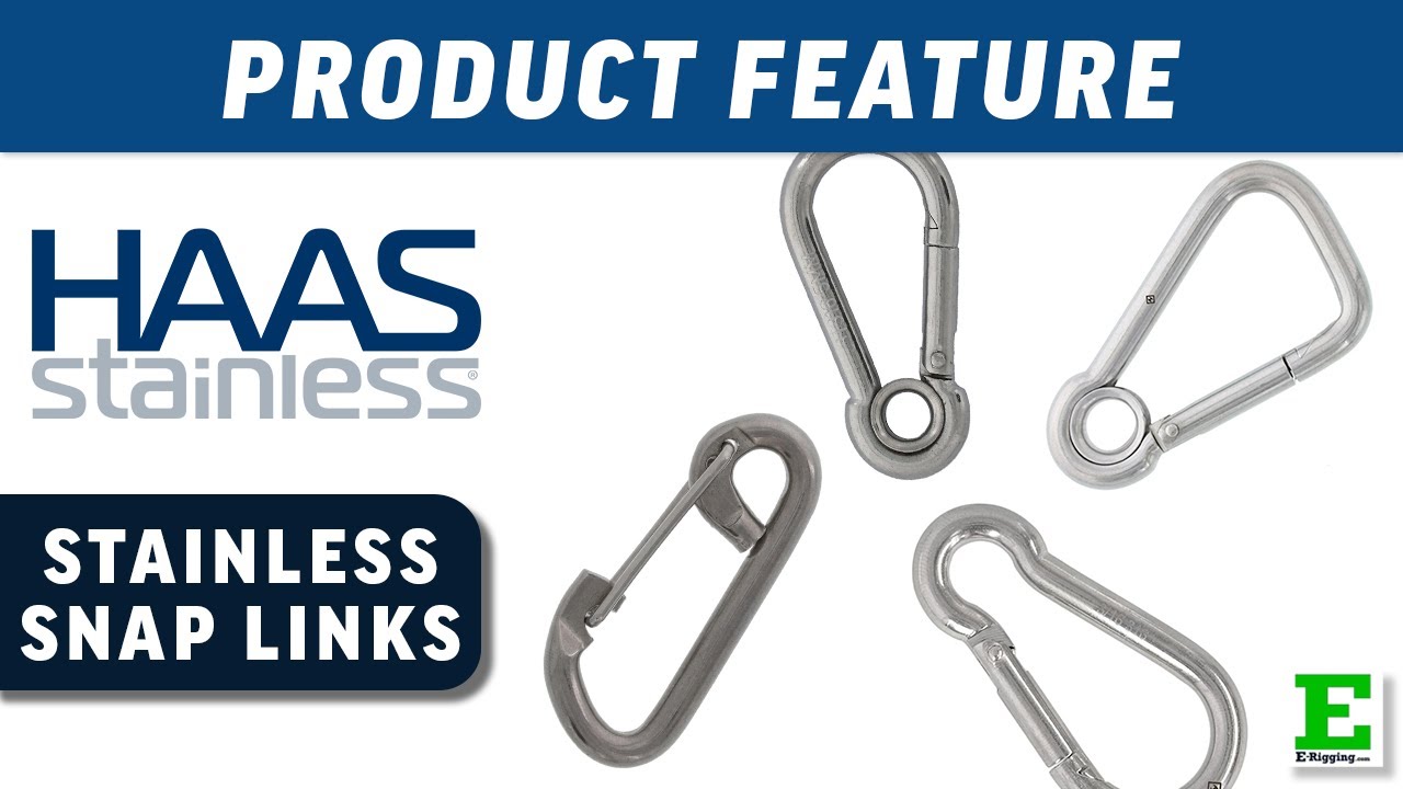 HAAS Stainless Snap Links | E-Rigging Products