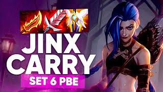 LA NOUVELLE JINX HYPER CARRY DU SET 6 ! TFT Guide Teamfight Tactics Compo PBE