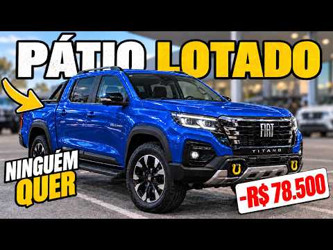 🚨O CHORO DOS LOJISTAS 8 CAMINHONETES 0 KM QUE NINGUÉM QUER COMPRAR