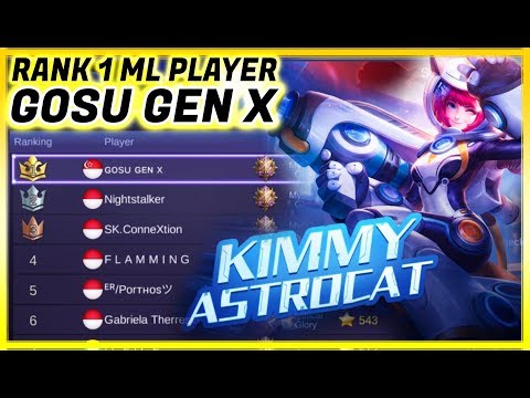 Top 1 Rank Global Gosu Gen X PLays Kimmy Mobile Legends: Bang Bang