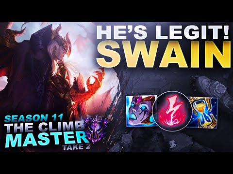 SWAIN SUPPORT IS LEGIT - Climb to Master S11 | League of Legends