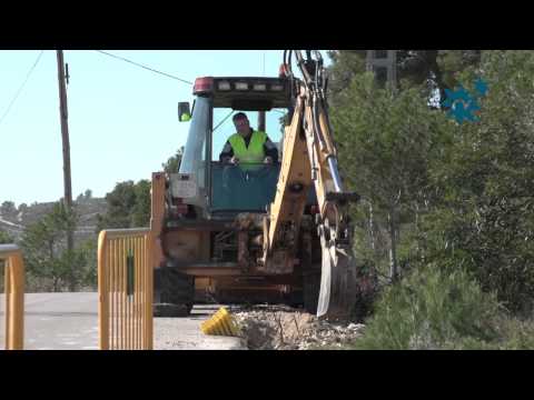 La Nucía – Obras de la nueva conducción de agua potable del camí de la Monja