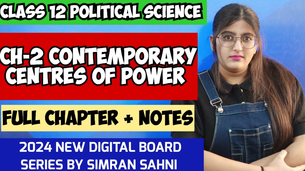 Contemporary centres of power class 12