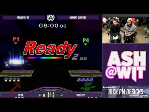 Sizzle (Marth) vs GHQ | Kels (Falco) - ASH@WIT #96 Melee Winner's Quarters