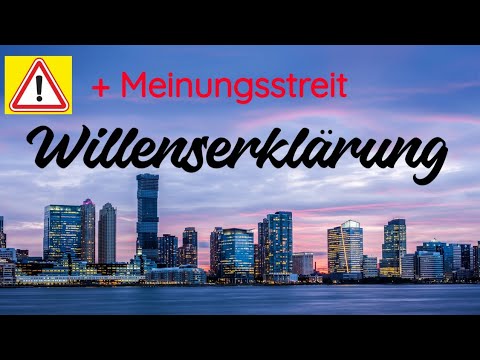 Aufbau der Willenserklärung + Meinungsstreit (objektive + subjektive Tatbestandsmerkmale erklärt)