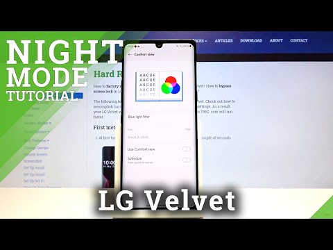 How to Enable Eye Comfort Mode in LG Velvet – Comfort View