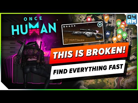 Once Human Find EVERYTHING In No Time! Blueprints, Mods, Deviants & More