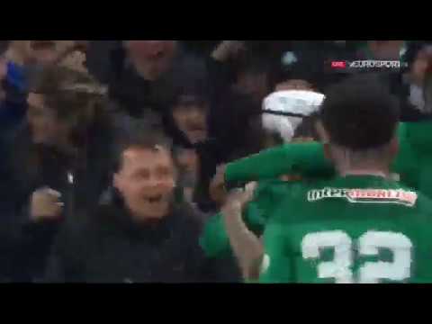 Saint-Etienne vs Rennes 2 1 Résumé tous les buts LE BUT FATALE DE BOUDEBOUZ A LA 93 MINUTE