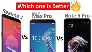 Oppo Realme 1 Vs Asus Zenfone max pro Vs Redmi note 5 pro Comparison & My Opinion - Download this Video in MP3, M4A, WEBM, MP4, 3GP