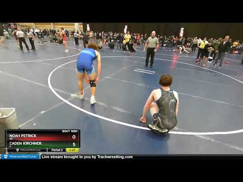 160 Lbs Cons. Round 3 - Noah Petrick, WI Vs Caden Kirchner, IL 6d9b