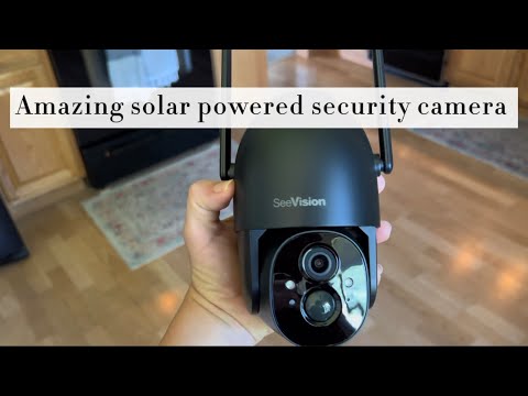 Ultimate Home Security: SeeVision Solar Outdoor Camera with Color Night Vision, Motion Detection