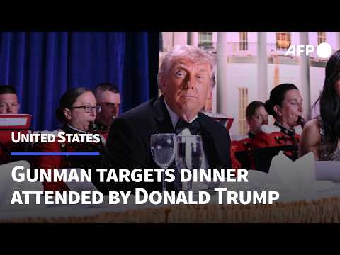 Video Thumbnail: Confusion and panic at Washington gala | AFP