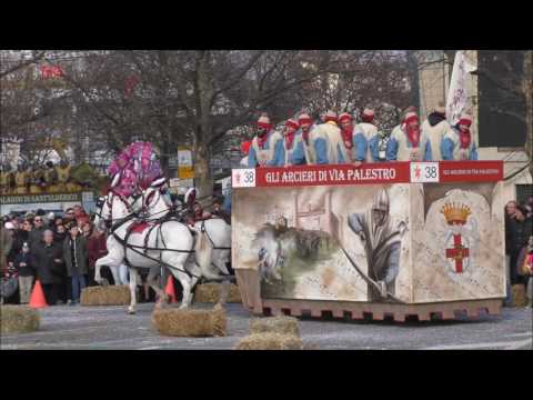 Gli Arcieri Di Via Palestro carro da getto - Carnevale Ivrea 2017