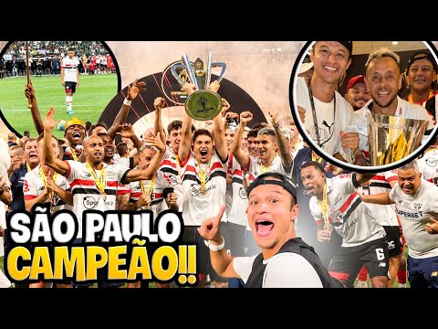 SÃO PAULO CAMPEÃO DA SUPERCOPA NOS PÊNALTIS E EU TAVA DENTRO DO CAMPO!! Sao Paulo x Palmeiras