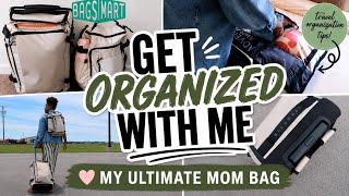GET ORGANIZED WITH ME | PACK & ORGANIZE WITH ME | TRAVEL ORGANIZATION TIPS | MY ULTIMATE MOM BAG