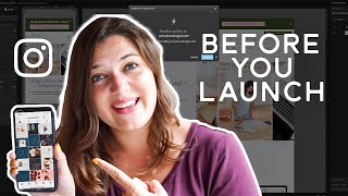 How to Market Your Website on Instagram Before You Launch | Website Launch Social Media Marketing