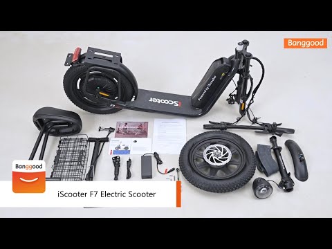 iScooter F7 Electric Scooter Unboxing & Tutorial - Shop on Banggood